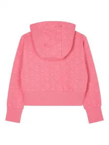Худи с монограммой HUGO KIDS, розовый