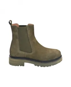 Замшевые ботинки в военном стиле Emanuelle Vee, зеленый