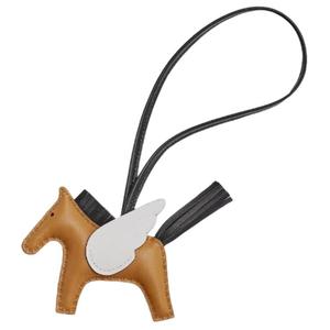 HERMES Кожаный кулон унисекс коричневый, Brown