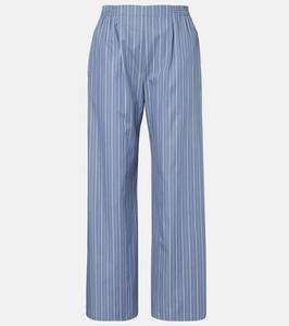 Широкие брюки Yoshi из хлопкового твила Leset, River Stripe
