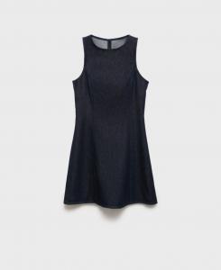 Женское короткое джинсовое платье MANGO, Open Blue