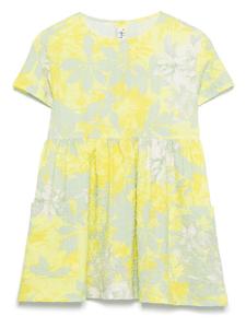 Платье Il Gufo с цветочным принтом, желтый