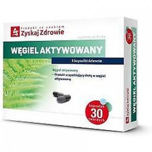 Aktivkohle Get Health 30 капсул для лечения диареи и отравлений, Zyskaj Zdrowie