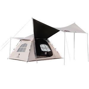 Палатка для кемпинга с ручной установкой, одна спальня и одна гостиная, уличная автоматическая палатка CAMEL