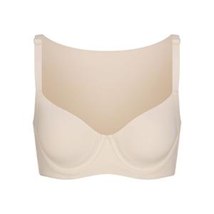 Бюстгальтер полного покрытия разглаживающий спинку SKIMS Fits Everybody, песочный