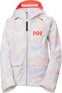 Куртка Helly-Hansen Emiko Short Shell для женщин - водонепроницаемая, дышащая модель для катания на лыжах и активного отдыха Helly Hansen, 687 Reflections Aop