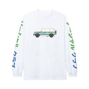 Лонгслив Anti Social Social Club Pizza Bun And Tire Long-Sleeve, белый