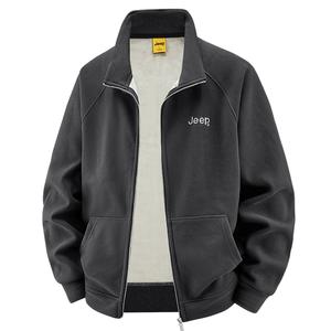 Куртка Unisex Stand Collar с флисовой подкладкой Others Jeep, черный