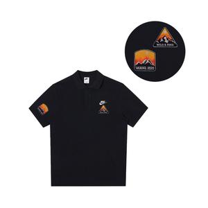 Nike Спортивная поло мужская black