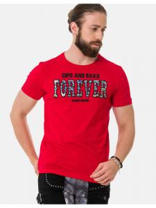 Футболка КРАСНОГО цвета Cipo & Baxx