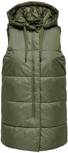 Жилет Only ONLNewasta Puffer Waistcoat, оливковый