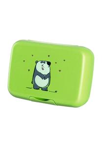 Ланчбокс детский Leonardo Panda Bambini, зеленый
