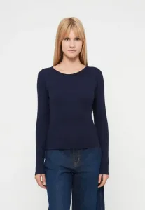 Футболка с длинными рукавами и круглым вырезом Gap, Navy Uniform