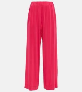 Широкие брюки из джерси Emilia Max Mara, Fuxia