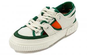 Кеды, скейтборд обувь женская низкая белый/зеленый Both