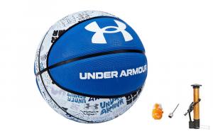 Under Armour Граффити китайский резиновый баскетбольный мяч white blue размер 7 мяч для тренировок unisex