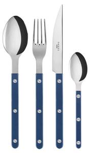 Набор столовых приборов Sabre Paris - 4-teilig, Bistrot Pearly, темно-синий