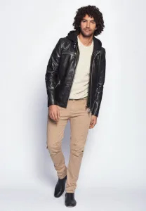 Кожаная куртка Maze "42020522", черный