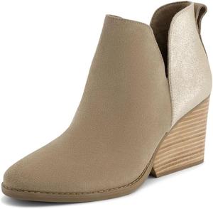 Женские ретро ботильоны FYS с круглым носком, на высокой и устойчивой колодке, удобные, для повседневной носки осенью, на платформе, размеры 4-16 US, Brown