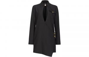 PINKO Женское черное платье с длинными рукавами