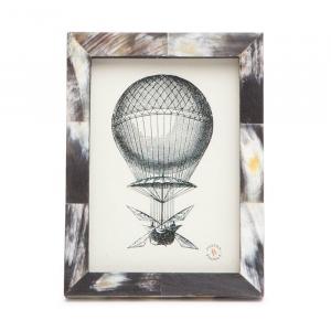 Рамка с рогом для голубей и пуделей Essen, 5 x 7 дюймов Pigeon & Poodle, синий