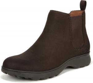 Женские ботильоны Vionic Redwood Evergreen водонепроницаемые, с удобной посадкой, без шнурков, поддерживающие при ходьбе, для боли в пятке и плантарного фасциита, с ортопедической стелькой и поддержкой свода стопы, средняя полнота, шоколадный