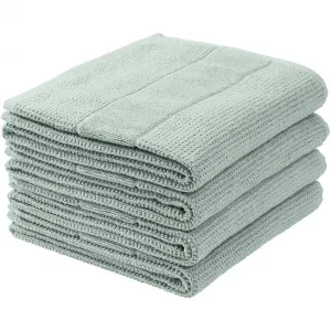 Полотенца Турин из 100% хлопка с сдержанным рисунком рисовое зерно MADE IN GREEN by OEKO-TEX Schiesser, Hellpetrol