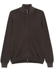 Кардиган из натуральной шерсти Barba, коричневый