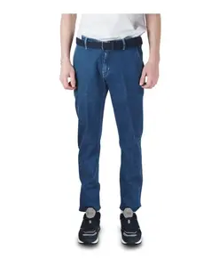 Джинсы свободного кроя в стиле гранж Pt Torino, синий