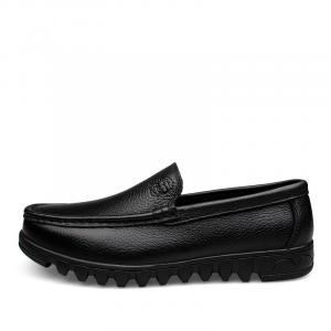 LAORENTOU Мужские повседневные туфли с низким верхом, черные/коричневые