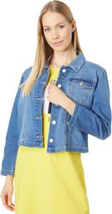 Женская куртка из эластичного денима Tommy Hilfiger, Chesapeake Wash