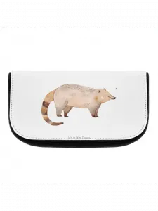 Косметичка Mr & Mrs Panda Nasenbär ohne Spruch, белый