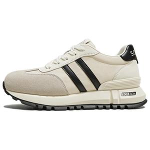 BASTO Женские низкие повседневные туфли бежево-черные, цвет Beige/Black