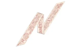 DIOR Шёлковый шарф женский розовый, Pink