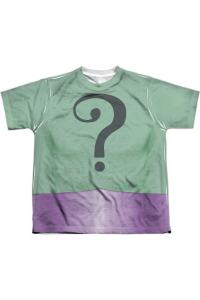 Футболка с коротким рукавом для мальчиков Batman Classic TV в стиле костюма Загадочника Gildan, белый