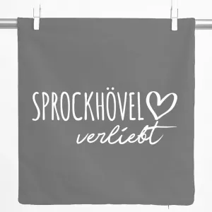 Декоративная наволочка Huuraa Sprockhövel in love gift 40x40cm Steel Grey cotton Sprockhövel Decoration Hellweg Druckerei