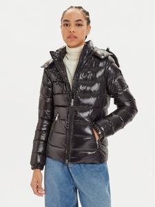 Пуховик стандартного кроя Tommy Jeans, черный