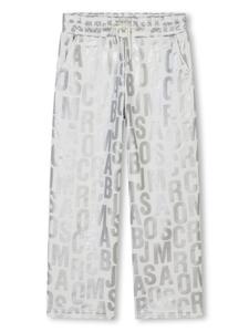 Marc Jacobs Kids спортивные брюки с логотипом, нейтральный цвет