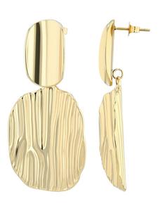 Adeliás Женский кулон из нержавеющей стали в золотом исполнении