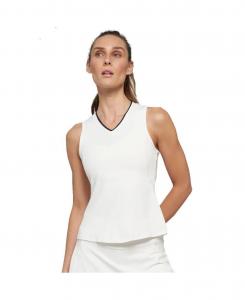 Женская теннисная майка Elite Victory Lija, White/black