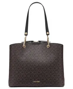 Гарнет Signature Сумка-тоут с тройным отделением и верхней молнией Calvin Klein, мультиколор