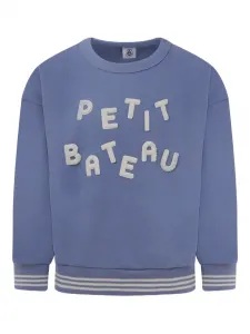 Толстовка с нашивкой в виде буквы Petit Bateau, синий
