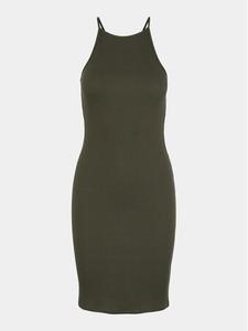 Платье на каждый день, облегающее Pieces, зеленый