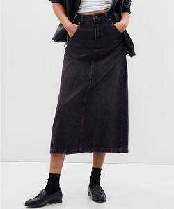 Джинсовая юбка миди Washwell