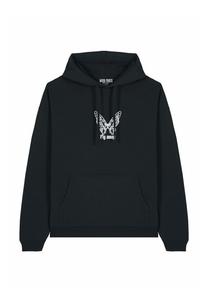 Толстовка FLY AWAY EMBROIDERY UNISEX - Hoodie Mira Paris, черный