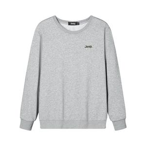 Свитшот Outdoor Casual Unisex Jeep, светло-серый