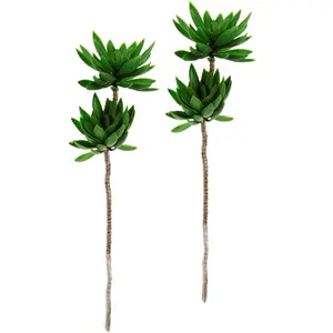 И.ГЕ.А. Искусственное растение «Сочная ветка», набор 2 шт I.Ge.A., темно-зеленый