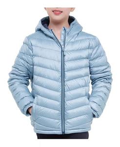 Сверхлегкий компактный пуховик для девочек, размеры 4–18 Rokka&Rolla, синий