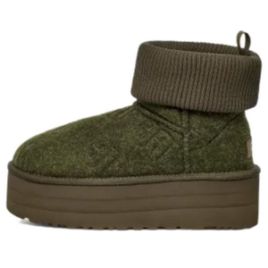 (WMNS) UGG Classic Mini Platform Felted 'Forest Night'