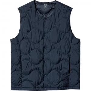 Утепленный жилет Uniqlo унисекс, 69 темно-синий
